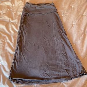 Prana Organic Cotton Midi Skirt, size XL